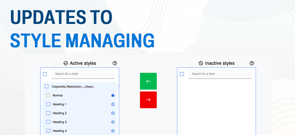 style managing